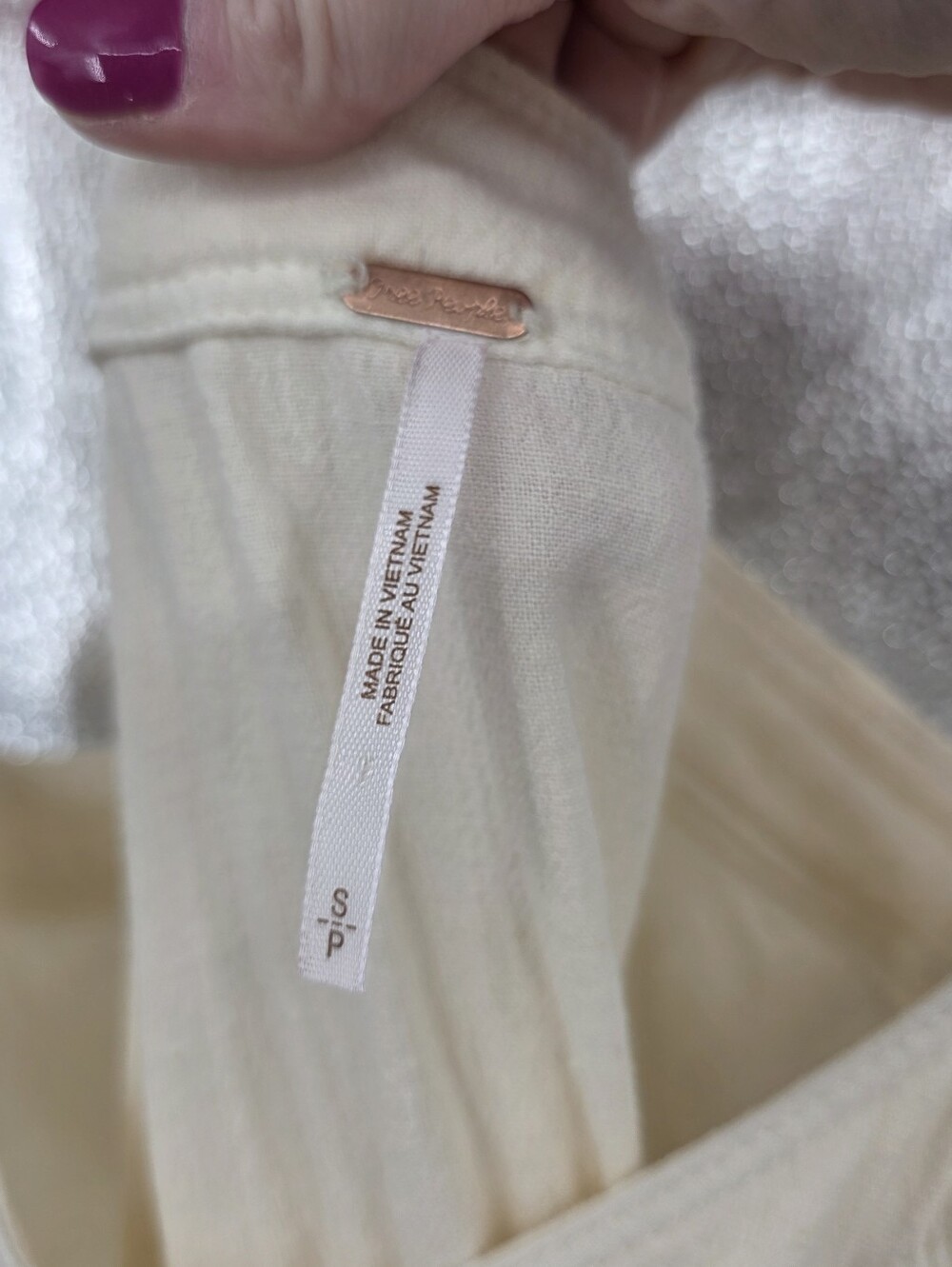 Free People Catch The Breeze Linen Blend Dress Small - Picture 3 of 8